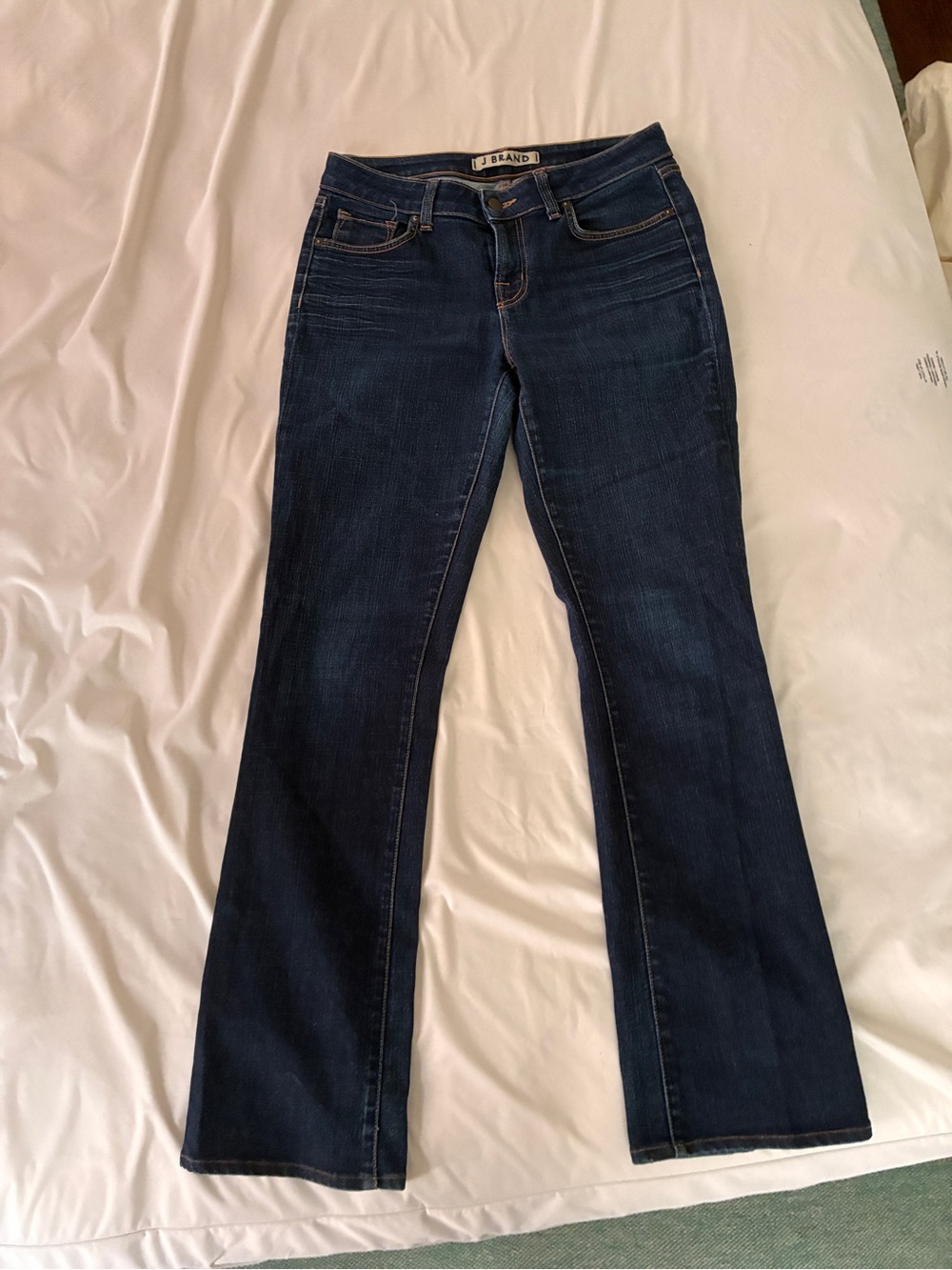 J Brand Dark Blue Bootcut Jeans
